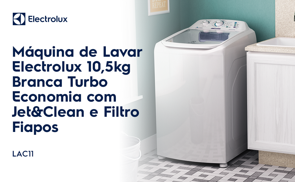 Maquina de Lavar Electrolux Turbo